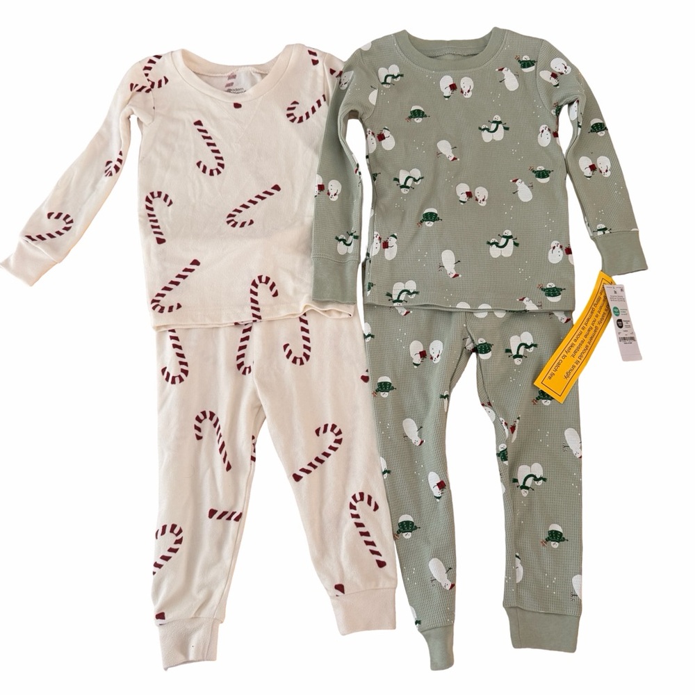 2T Christmas Pajama Bundle | Gerber + Carter’s | 2 Sets